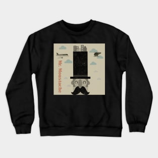 mr moustache Crewneck Sweatshirt